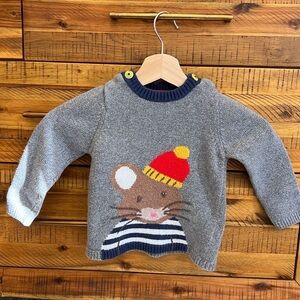Mini Boden/ Baby Boden Mouse Sweater